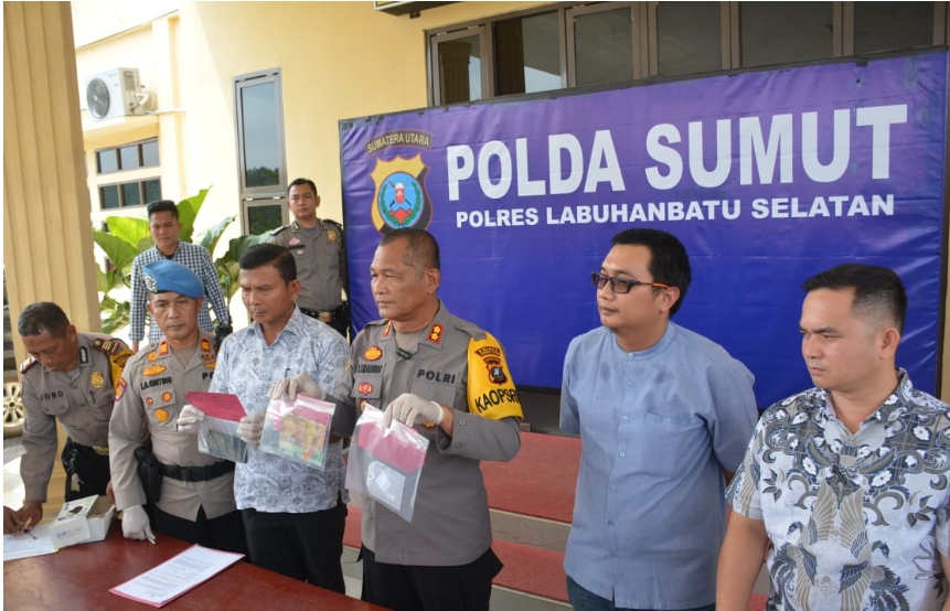 Polres Labusel Press Release Terkait Penangkapan Almarhum FAH Serta Hasil Autopsi Dokter Forensik