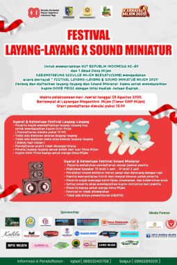 FESTIVAL LAYANG-LAYANG & SOUND MINIATUR MIJEN 2025 SIAP DIGELAR