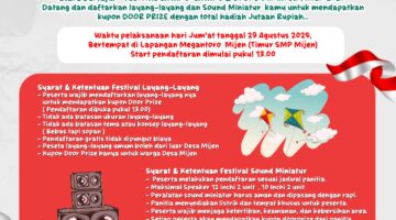 FESTIVAL LAYANG-LAYANG & SOUND MINIATUR MIJEN 2025 SIAP DIGELAR
