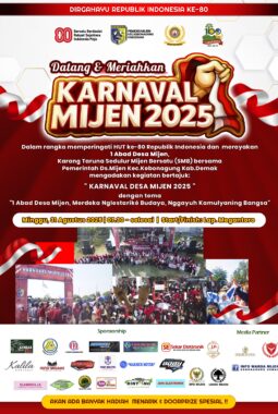Karnaval Desa Mijen 2025 akan digelar dengan spektakuler