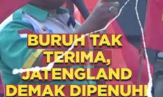 Buruh Geruduk Kantor Gubernur Jateng, Tolak Dominasi Tenaga Kerja Asing di Kawasan Industri Jatengland Demak